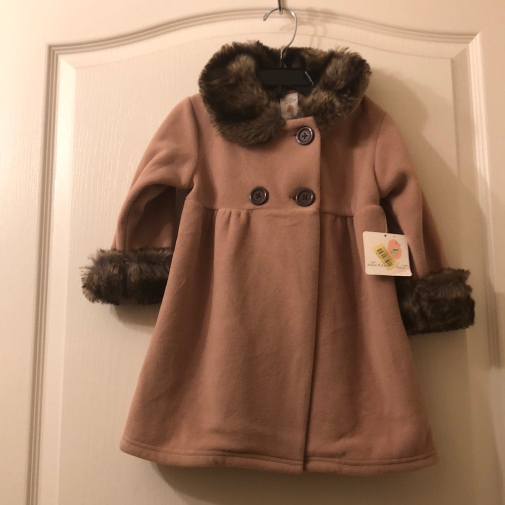 Starting Out. New with tags Baby girl light coat Size 24 Months.
